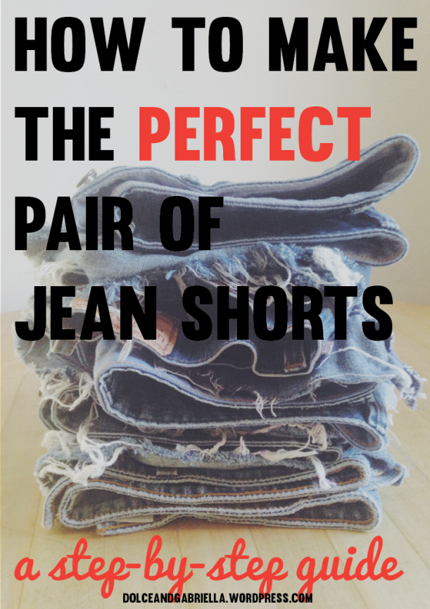 how to make jean shorts